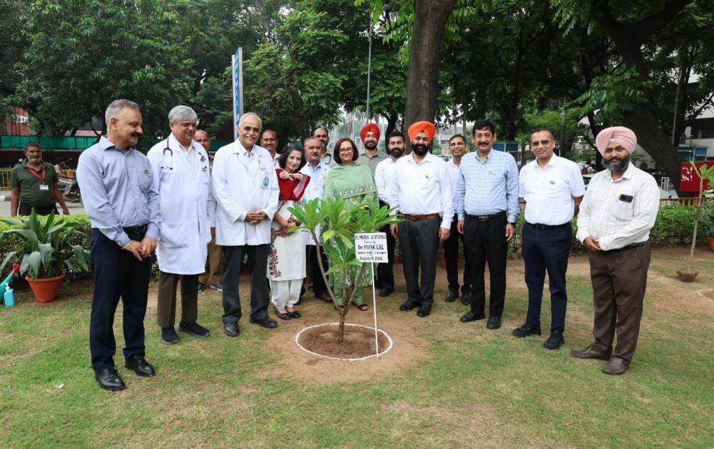 PGIMER Marks Tree Plantation Diwas on the Eve of 80th Independence Day Sets Target to Plant 300 Saplings in 202627